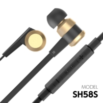 ステレオイヤホン　ハンズフリー機能付き　Φ３．５ー４極ステレオミニプラグ　ＳＨ５８Ｓモデル