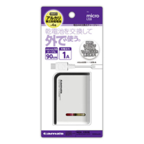 モバイルバッテリー » AD35SW 電池4本交換式ﾁｬｰｼﾞｬｰ microUSB　
