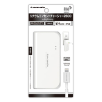 モバイルバッテリー » ALA12LW4 ﾘﾁｳﾑｺﾝｾﾝﾄﾁｬｰｼﾞｬｰ2600　