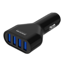 カーチャージャー 9.6A USB-A×4ポート付き LED表示 K140Uモデル