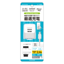 充電器 » TA77CFSW ｺﾝｾﾝﾄﾁｬｰｼﾞｬｰ2.4A FOMA対応　