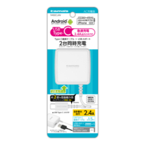 充電器 » TA92CUW Type-Cｺﾝｾﾝﾄﾁｬｰｼﾞｬｰ2.4A Aﾎﾟｰﾄ　