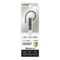ヘッドセット » TBM27W Bluetoothﾍｯﾄﾞｾｯﾄ Ver5.0　