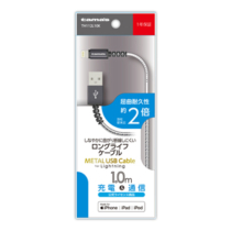 充電 ケーブル » TH112L10K Lightning METAL USB Cable　