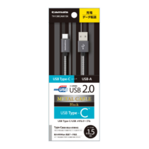 充電 ケーブル » TH138CAM15K USB2.0Type-C USBﾒﾀﾙｹｰﾌﾞﾙ　
