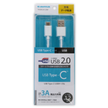 充電 ケーブル » TH30CA12W USB2.0 Type-C/USBｹｰﾌﾞﾙ1.2m　