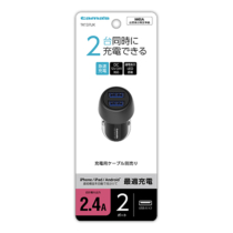 充電器 » TK137UK USBｶｰﾁｬｰｼﾞｬｰ 2.4A 2ﾎﾟｰﾄ　