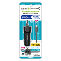 充電器 » TK94SK microUSBｶｰﾁｬｰｼﾞｬｰ4.8A　