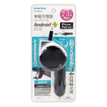 充電 ケーブル » TKC49SUK m_USBｶｰﾁｬｰｼﾞｬｰﾘｰﾙ+USB2.4A　