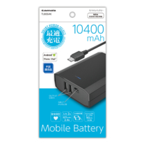 モバイルバッテリー » TL80SAK	ﾓﾊﾞｲﾙﾊﾞｯﾃﾘｰ10400USB×2ﾌﾞﾗｯｸ　