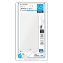 モバイルバッテリー » TPIL34LW Lightningﾘﾁｳﾑﾁｬｰｼﾞｬｰ 3000　