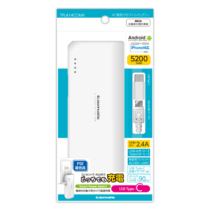 モバイルバッテリー » TPLA14CCAW ACﾓﾊﾞｲﾙﾊﾞｯﾃﾘｰ 5200　CA　
