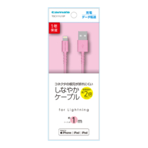 充電器 ケーブル » TSC111L10P Lightningｽﾄﾚｰﾄｹｰﾌﾞﾙ1.0m　