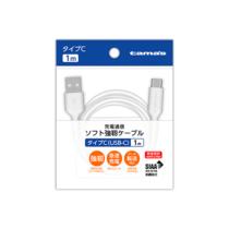 充電 ケーブル » SEH277CA10QW ソフト強靭ケーブル タイプC 1m　