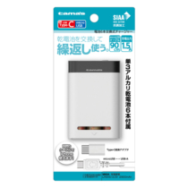 モバイルバッテリー » AD47SCQW 電池6本交換式チャージャー C変換付　