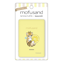 モバイルバッテリー » SQ-L103-LYMS3 mofusand モバイルバッテリー 5000mAh ハチxにゃん　