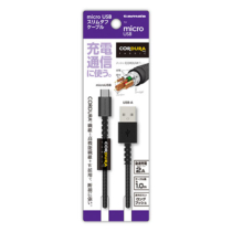充電 ケーブル » AH207SK microUSBｽﾘﾑﾀﾌｹｰﾌﾞﾙ1m(CD)　